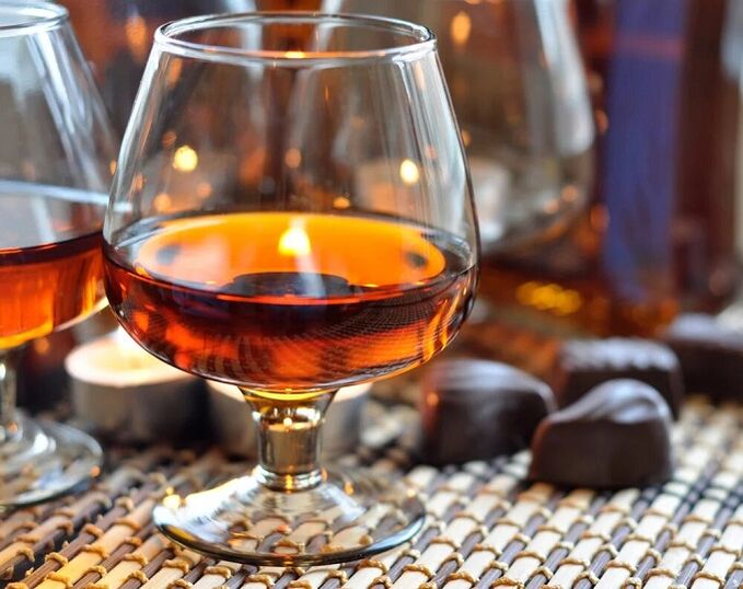 cognac to eliminate parasites from the body