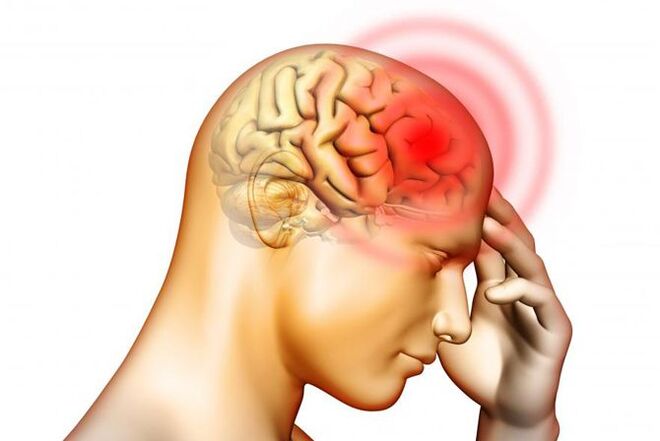 Headaches can be a symptom of the presence of roundworm larvae in the middle ear.