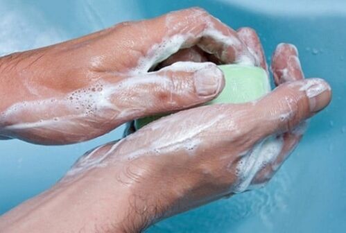 wash your hands to prevent parasitic infections